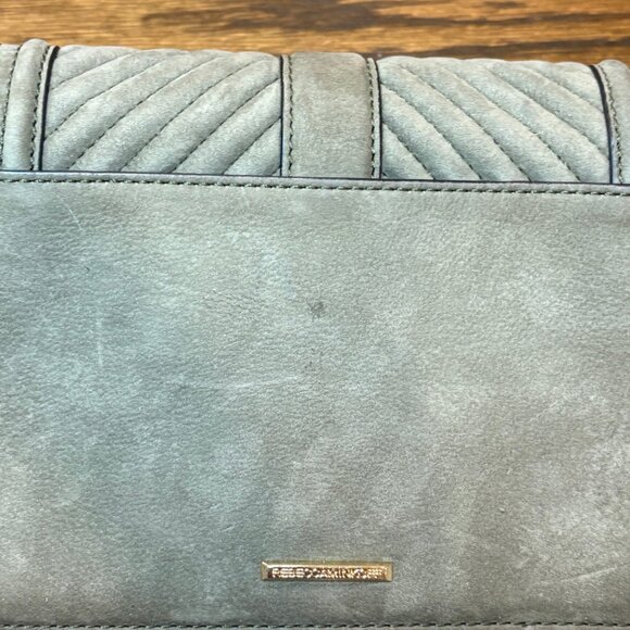 Rebecca Minkoff Olive Green Suede Mini Crossbody Bag - Picture 5 of 5